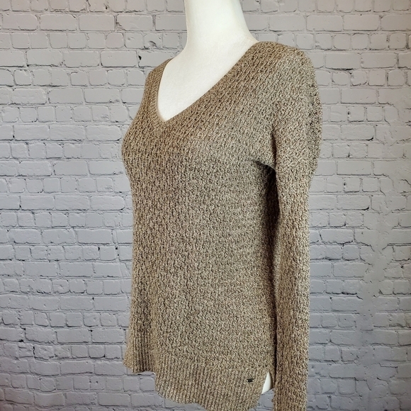 𝅺AMERICAN Eagle Cable Knit Sweater sz XS - Picture 4 of 11